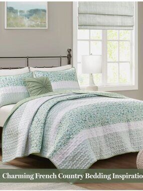 Madison Park Quilt Set, Queen-All Season NWT